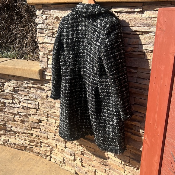 INC TWEED COAT W FRINGE SIZE 10 - Picture 4 of 4